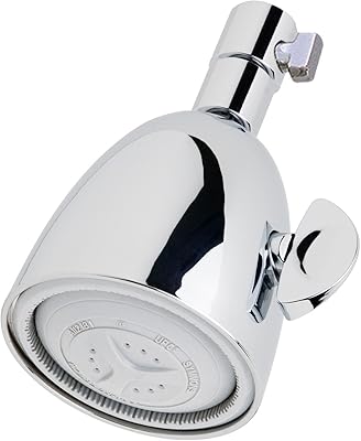 Symmons 4-221-1.5 Super 1-Spray 3 in. Fixed Showerhead in Polished Chrome (1.5 GPM)