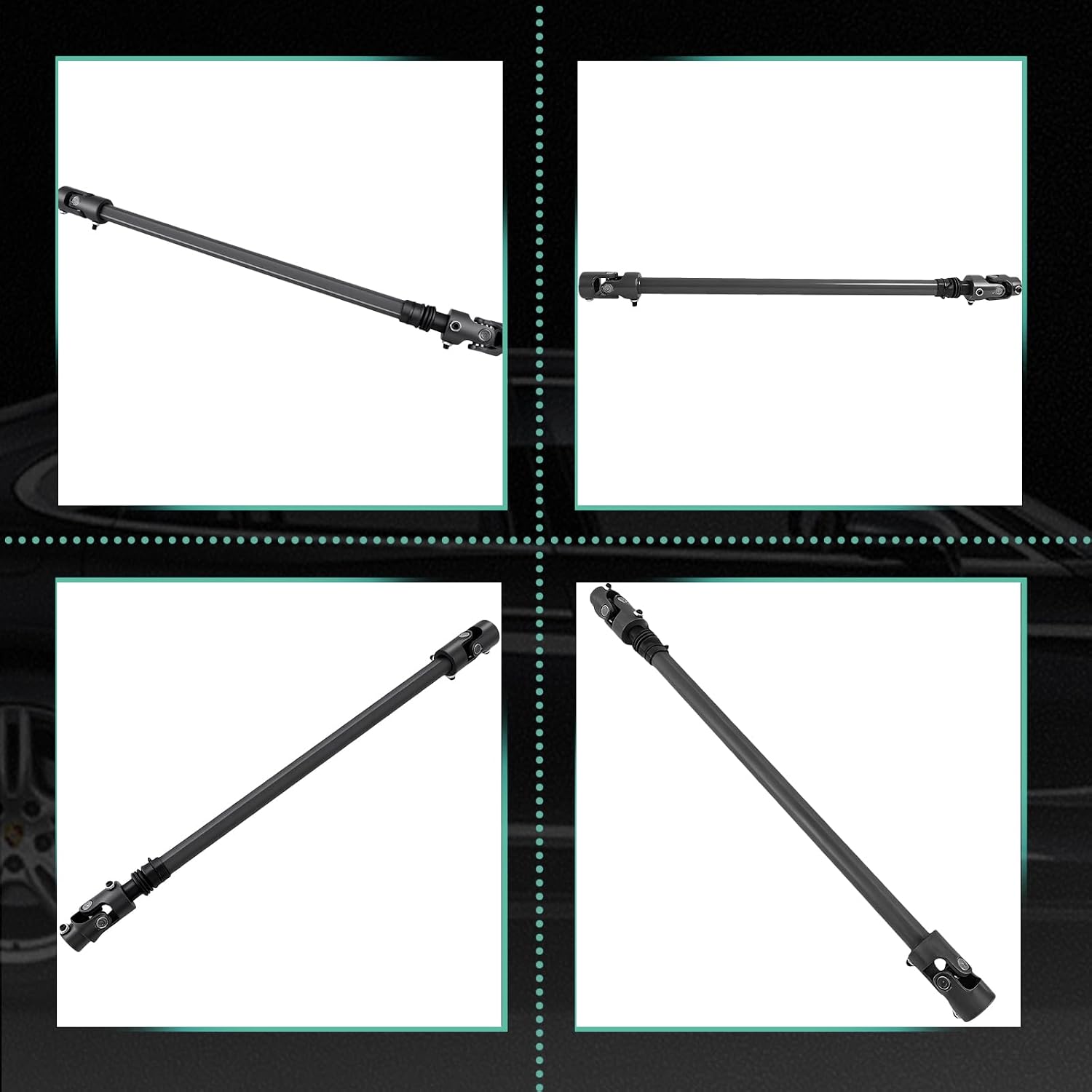 000935 Telescopic Lower Steering Column Shaft Compatible with Chevy Full Size 1979-1994 & GMC 1979-1984 1986 1988-1991 1993-1994
