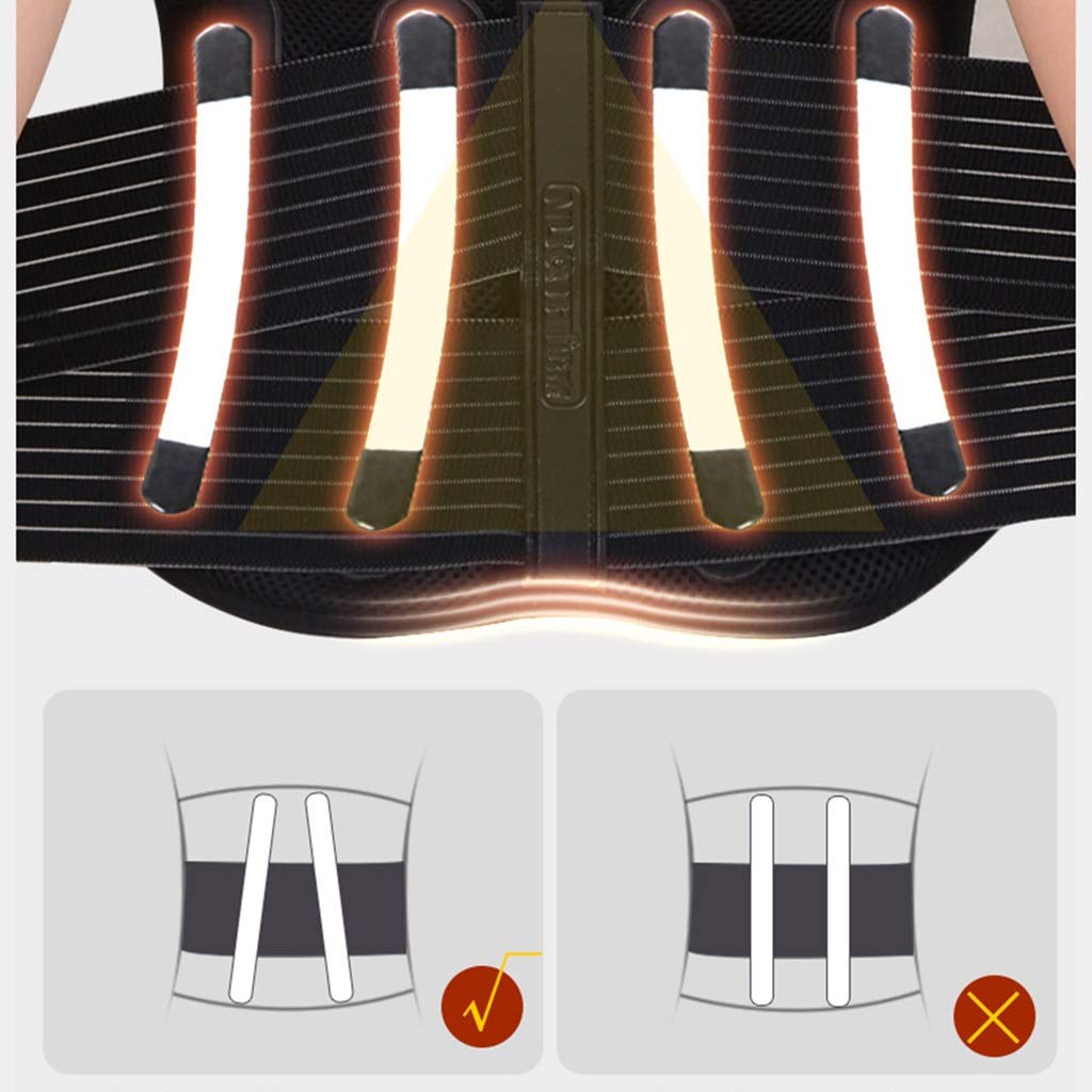Pas podtrzymujący lędźwiowy, Terapia magnetyczna pleców/samonagrzewająca-regulowana-łagodzenie bólu i zapobieganie urazom-poprawia postawę-dla mężczyzn kobiet