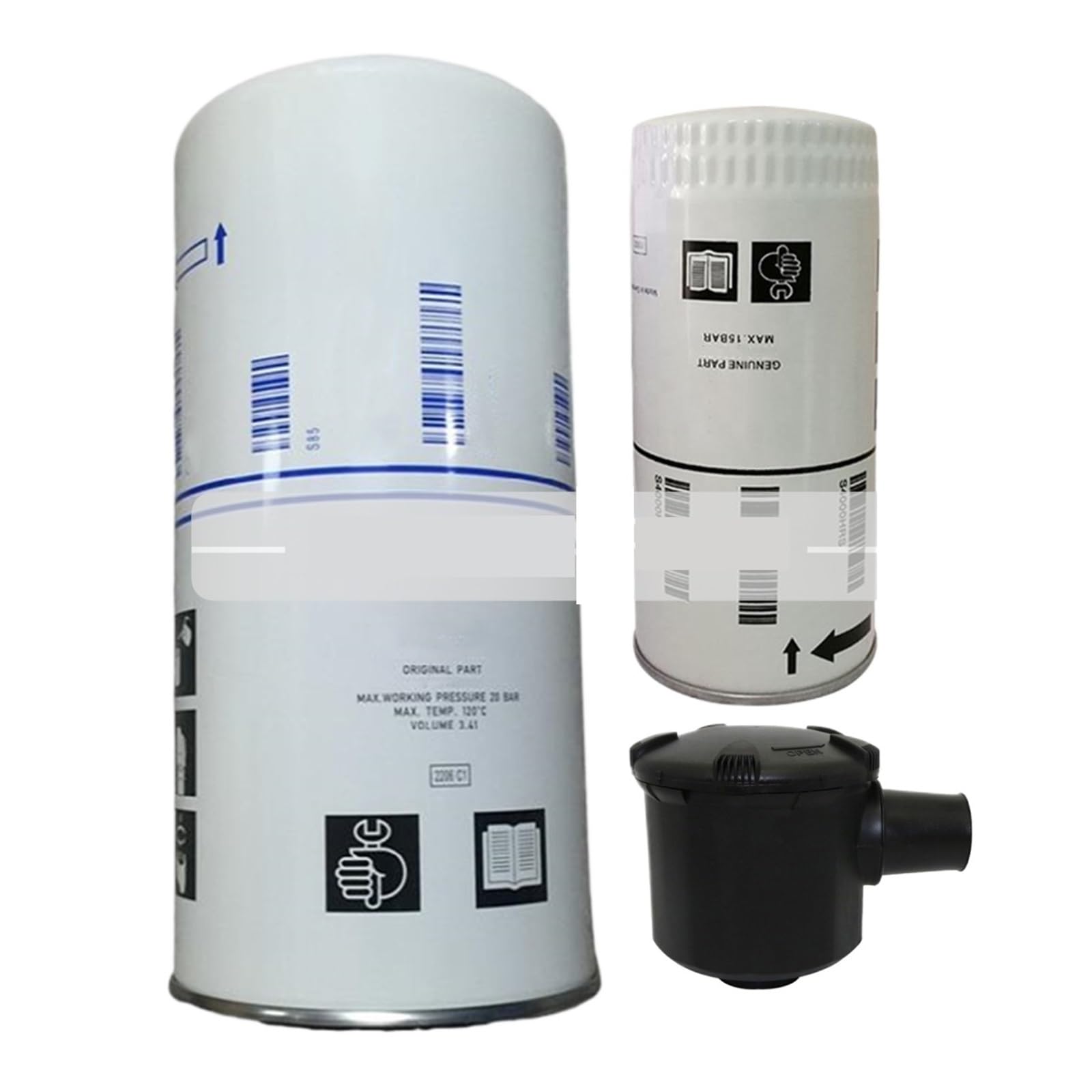 ZVQYSGIW 2901353800 Filter Kit Element Set Fits for Air Compressor