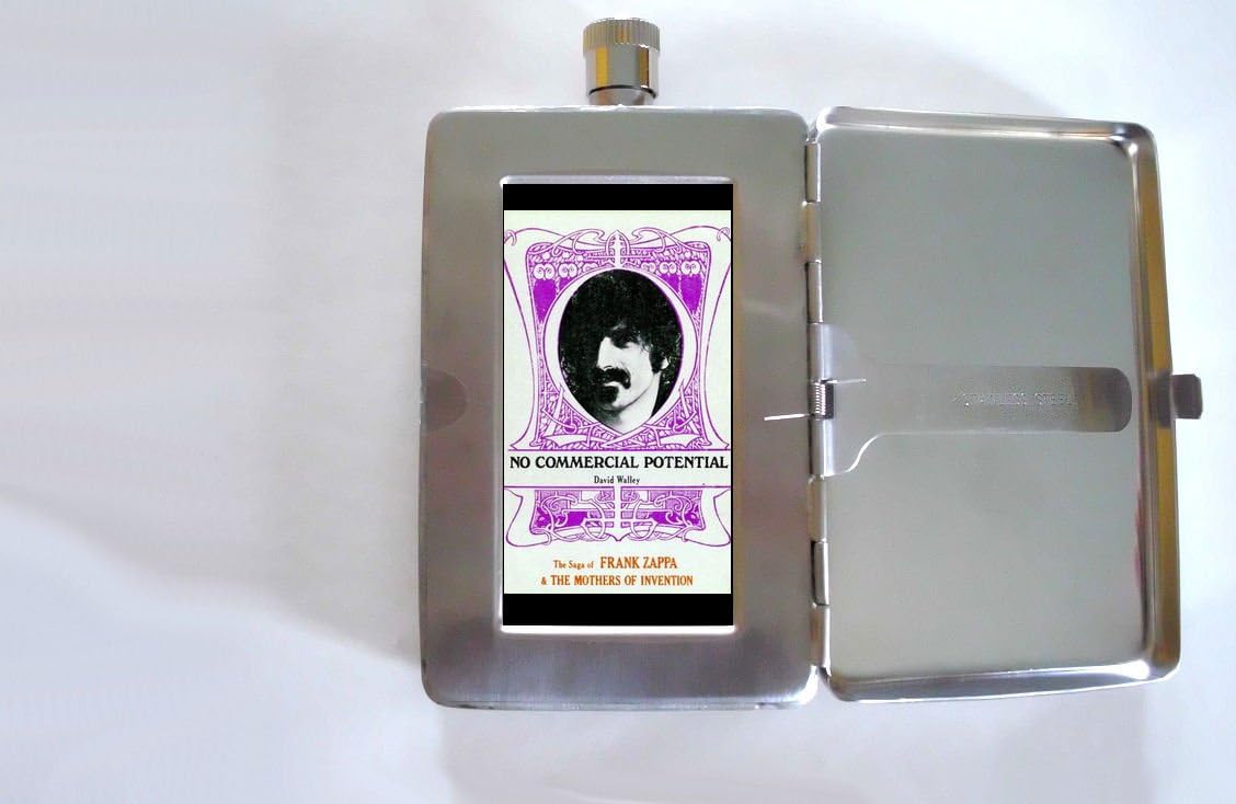 1960s Frank Zappa & The Mothers of Invention, 2oz Flask Cigarette Case ID Wallet