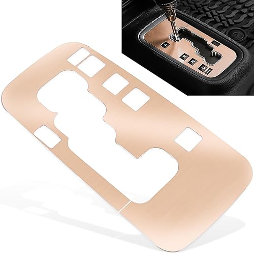 Vista 57 de Cubierta interior, engranaje marco de terminación de aluminio, accesorios para Jeep Wrangler 2011 2012 2013 2014 2015 2016 2017 E-cowlboy, Rojo