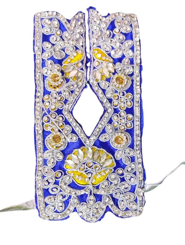 Image of Partish Laddu Gopal Heavy Janamashtmi Dress Size 5 l Ladoo Gopal Dress l Kanha Ji Poshak Size 1 2 4 5 6 (X)