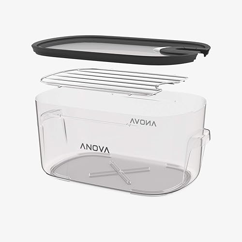 Miniatura 6 de Anova Culinary ANTC01 Sous Vide - Recipiente de cocina con capacidad para hasta 16 litros de agua, con tapa extraíble y estante