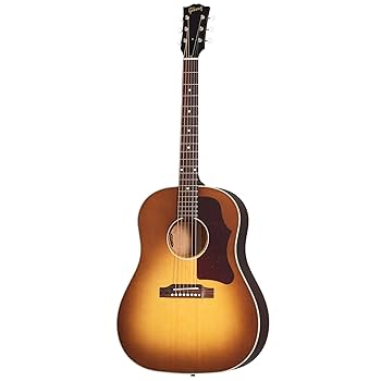 [訳あり]Gibson J45風アコースティックギター Amazon | Gibson J-45 Faded 50s Sunburst エレアコ