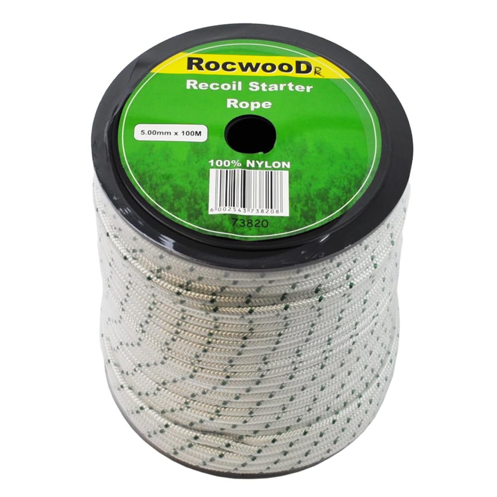 Rocwood 5Mm X 100 Metres Starter Recoil Pull Cord Rope