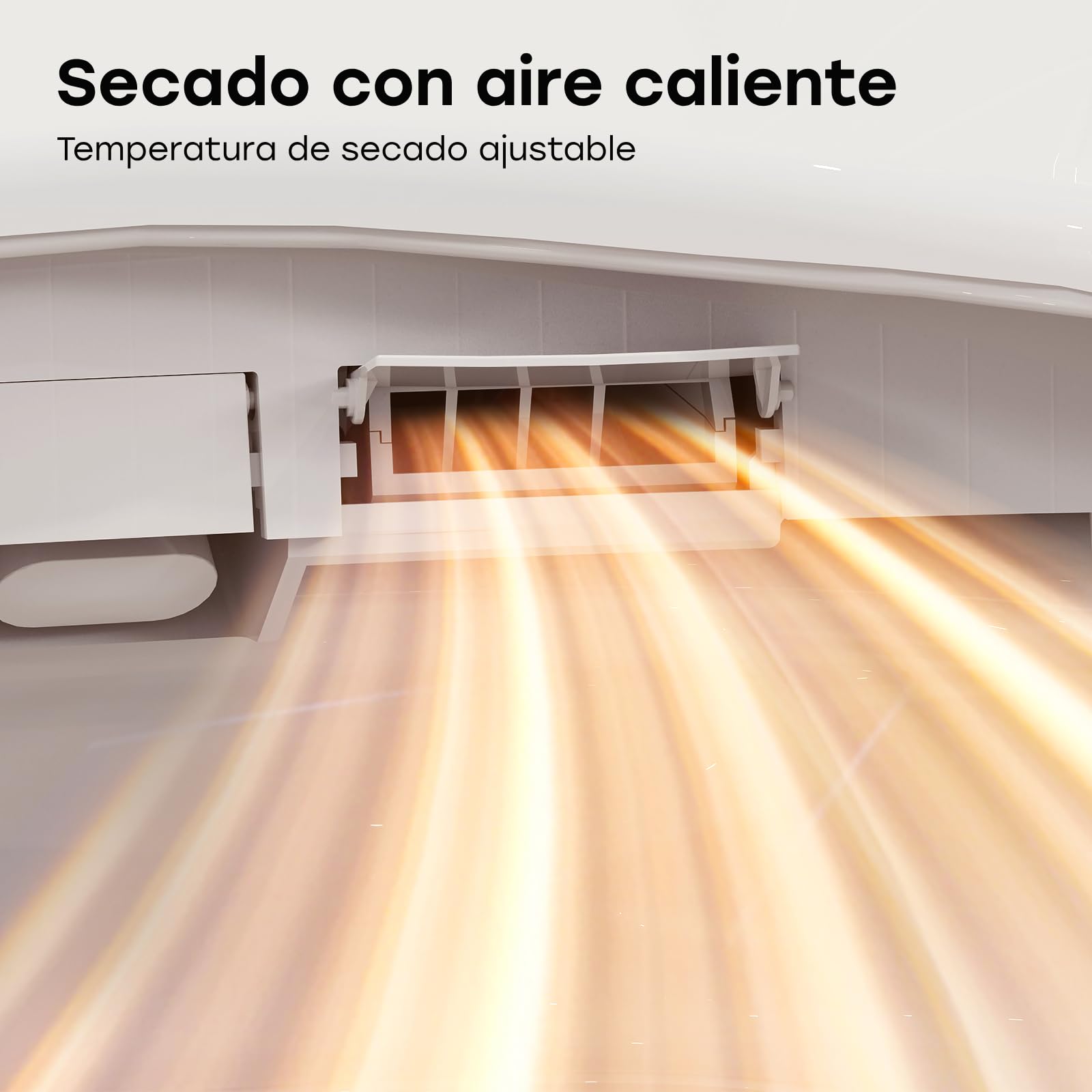 HOROW Asiento electrónico inteligente para bidé, asiento de inodoro con calefacción y control de temperatura, secadora integrada y luz nocturna, con filtro de agua, cierre suave y boquilla de