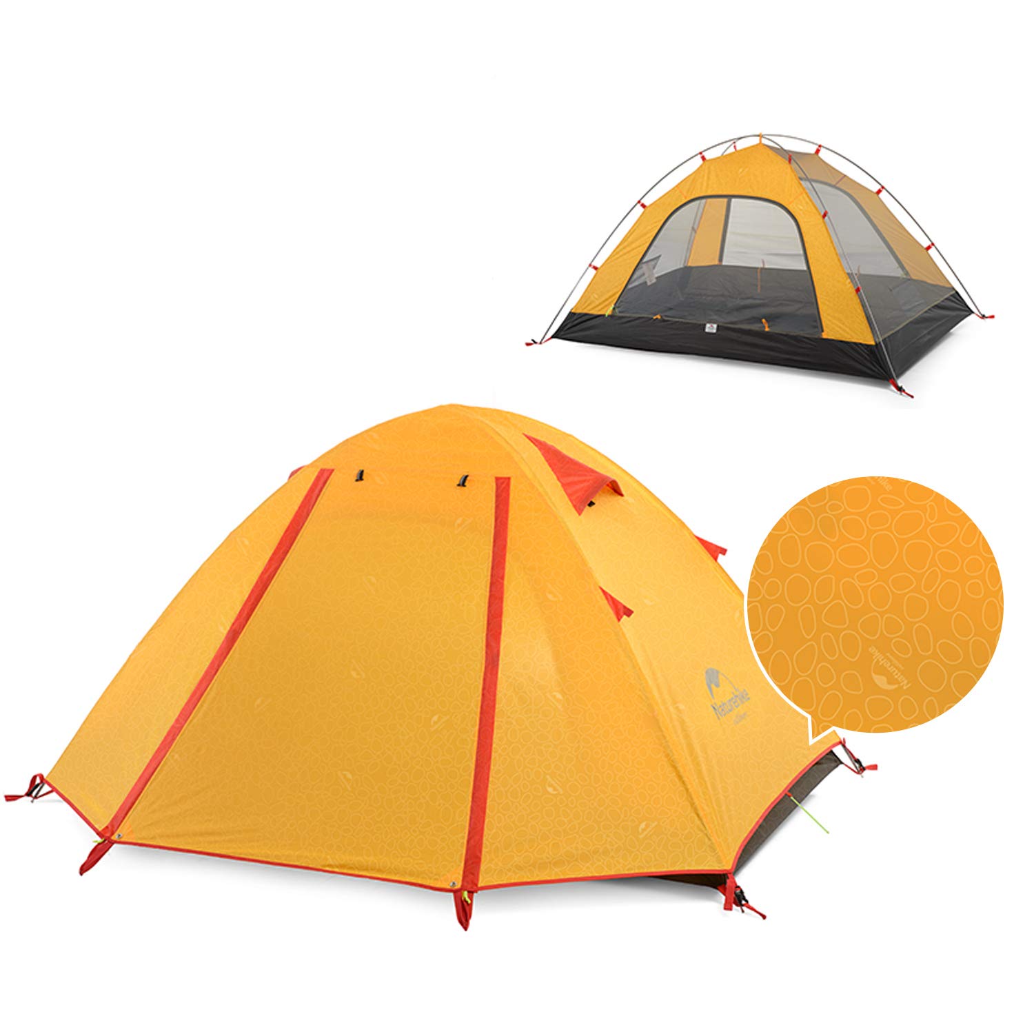 Amazon | Naturehike テント 2人用 UPF50+ uvカット アルミポール 前室