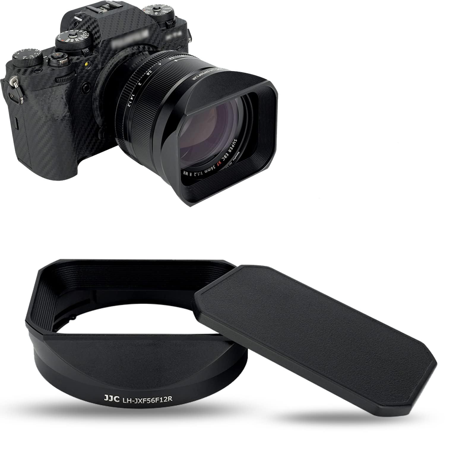 Amazon | JJC メタル 正方形 レンズフード + フードキャップ Fujifilm