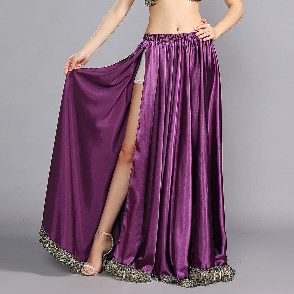 ROYAL SMEELA Flamenco Rock für Frauen Bauchtanz röcke Zigeuner 12 Yards voller Rock Bauchtanz 360 Grad Voller Tanz Röcke Boden wischen Länge Großer Saum Maxirock bauchtanzkostüm Bauchtanz Rock