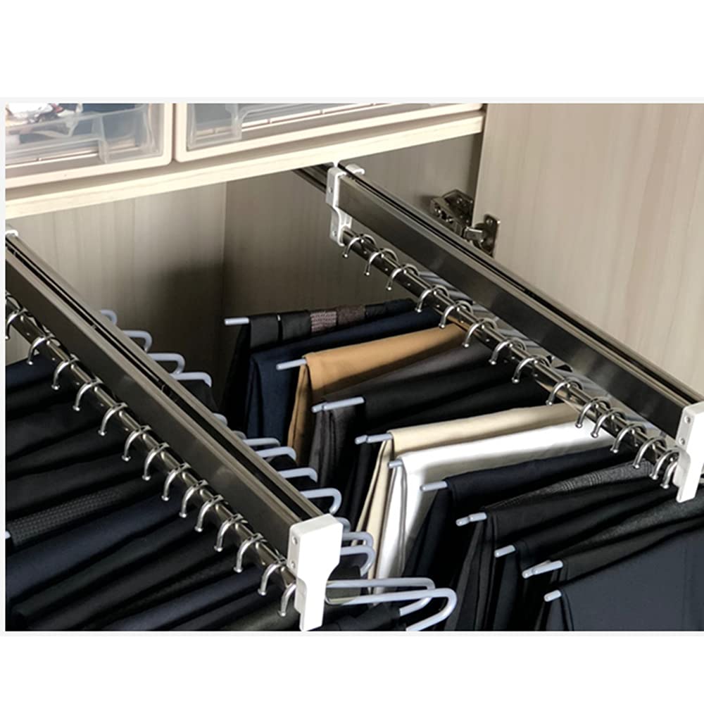 Appendiabiti regolabile per armadio, asta estraibile per pantaloni e accessori, massimizza lo spazio e declutter il tuo guardaroba