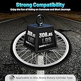 Desnysmf 48V 1000W 26'' Electric Bike Conversion Kit, Rear Wheel Bicycle Motor E-Bike Kit LCD Display & Controller Bag, Dual Mode Controller PAS Cycling Hub, 460rpm, Black - Image 6