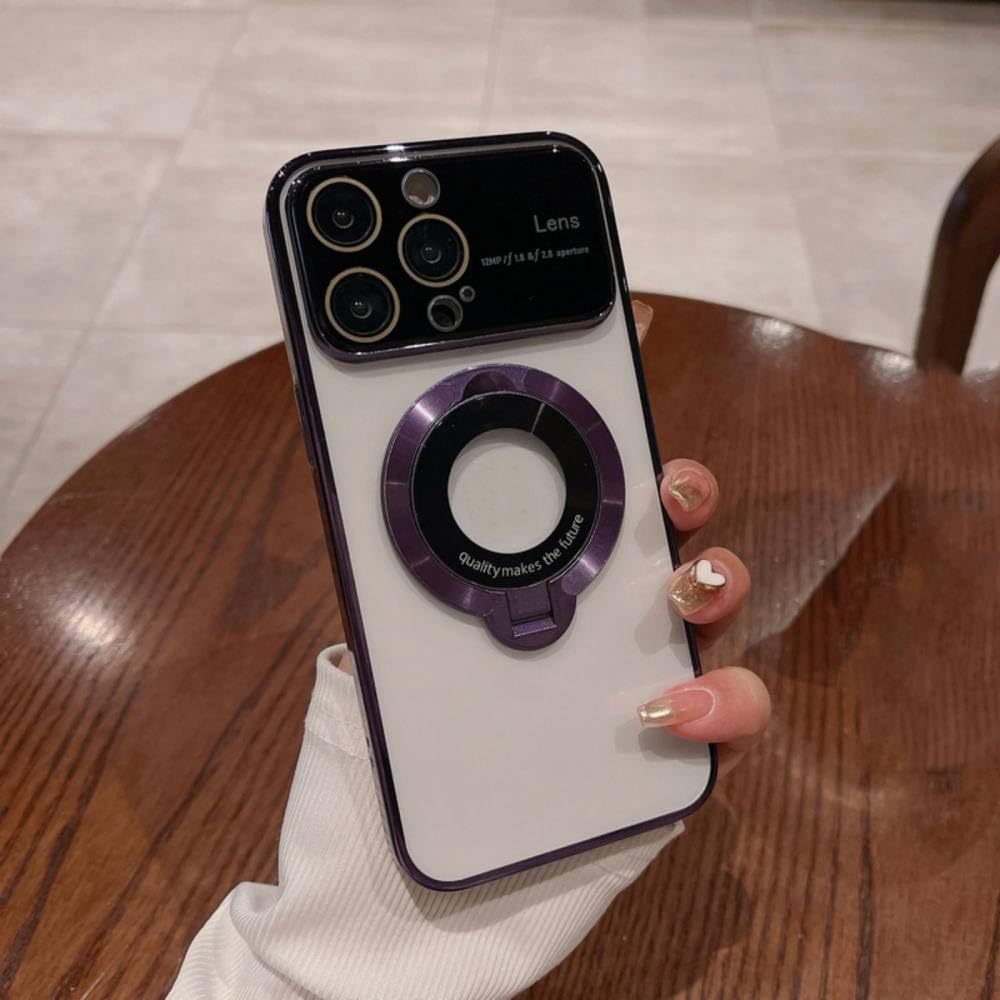 Charge clair pare-chocs étui de support magnétique iPhone 13 Pro Max - 7