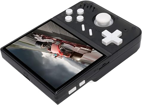 Generic Handheld Video Gaming Console 3D Joystick 3.5 Inch Screen Retro Game Console for OntheGo Gaming (Black Transparent #11)