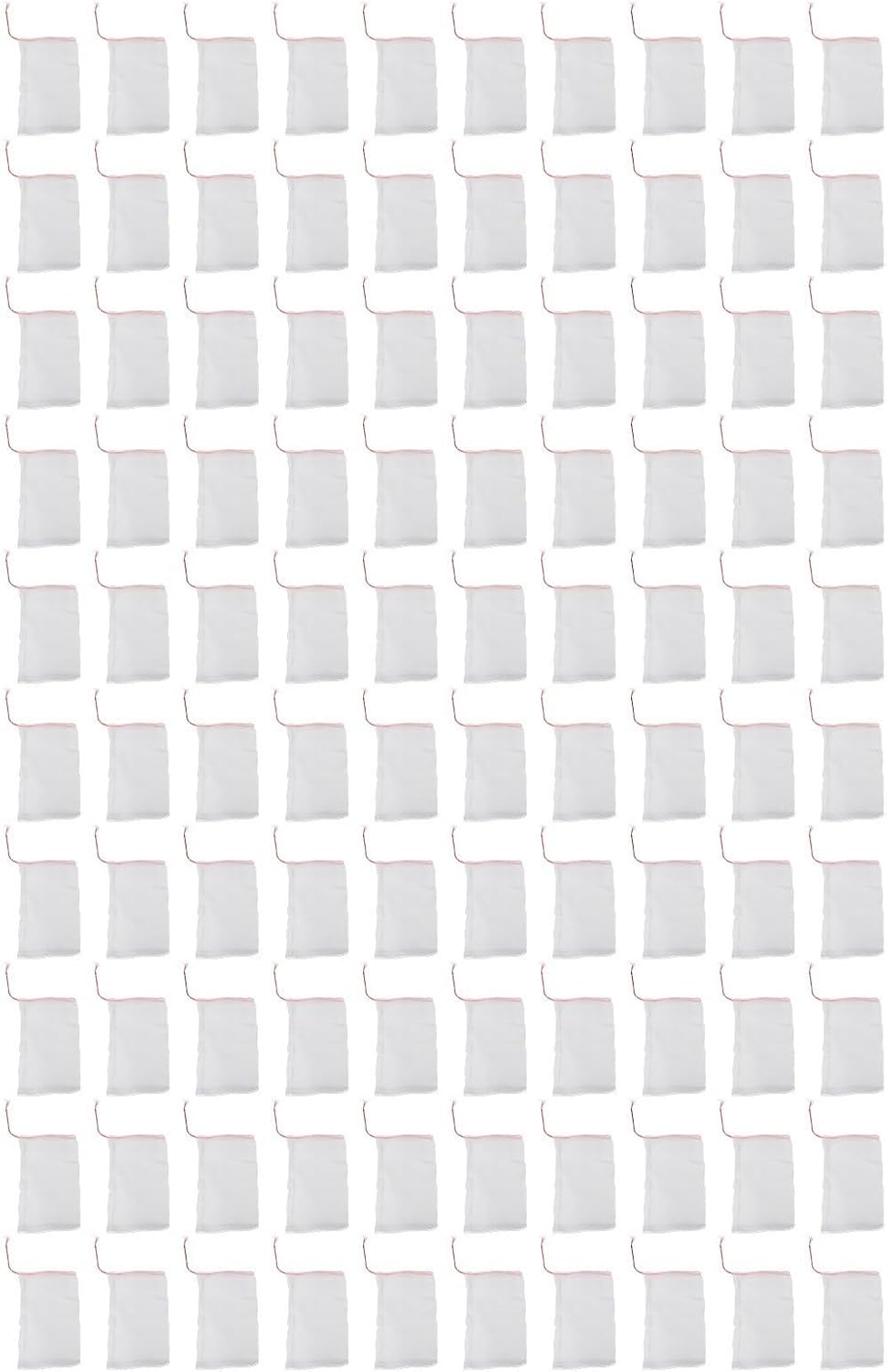 Garden Plant Mesh Net Bags 100 Pack, 15x25cm Fruit Protection Covers for Grapes and Strawberries, Breathable Outdoor Pest Control Accessories