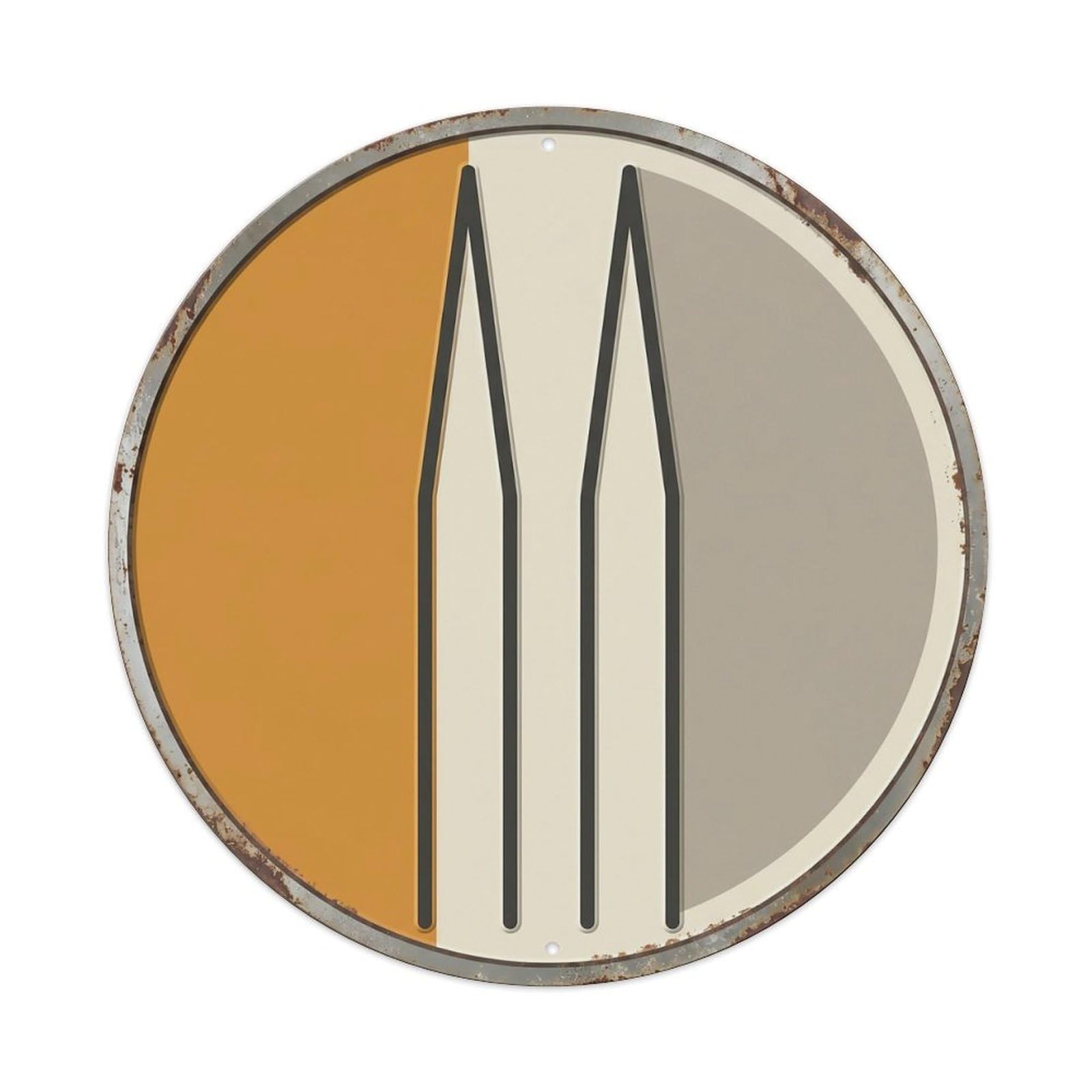 Zagreb Minimal Cathedral Travel Metal Tin Sign
