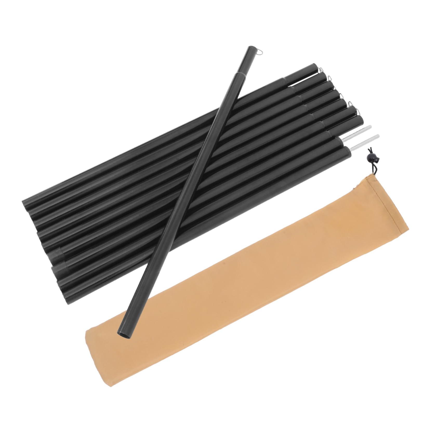 GANAZONO 1 Ensemble Poteaux de Support de Tente Réglables Kit de Remplacement pour Bâches et Auvents Accessoires de Camping avec de Rangement Sections