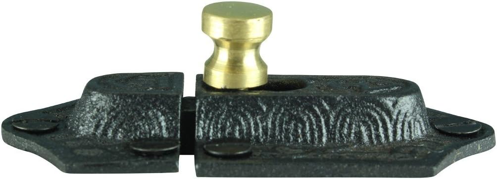 Ornate Cabinet Latch Cast Iron Slide Door Latch Brass Knob Renovators Supply
