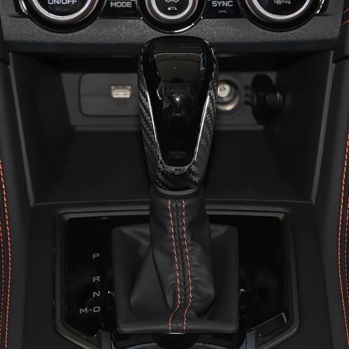 Miniatura 12 de AIRSPEED Cubierta de la perilla de la palanca de cambios de Subaru, kit interior de fibra de carbono, accesorios de automóvil, calcomanía