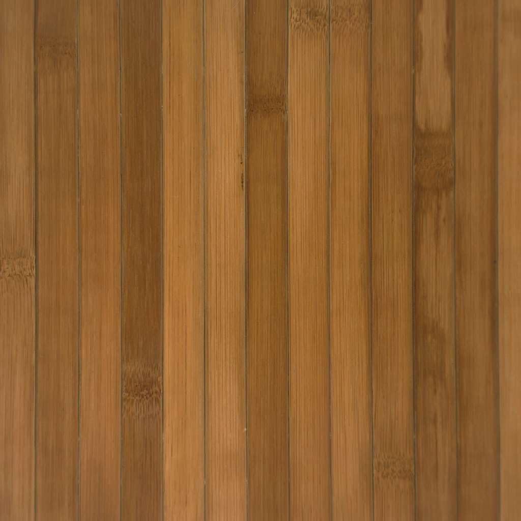 Bambusteppich 100x200 cm Braun Rechteckig