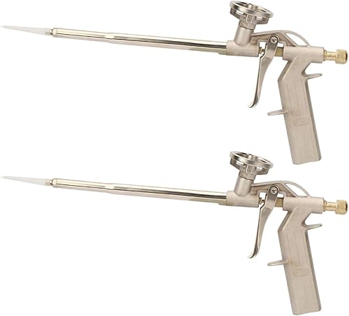 Aleación de aluminio Spray Espuma Expandiendo Pistola Llenado Sellado Dispensador Pistola Aislamiento Aplicador 2 Unids