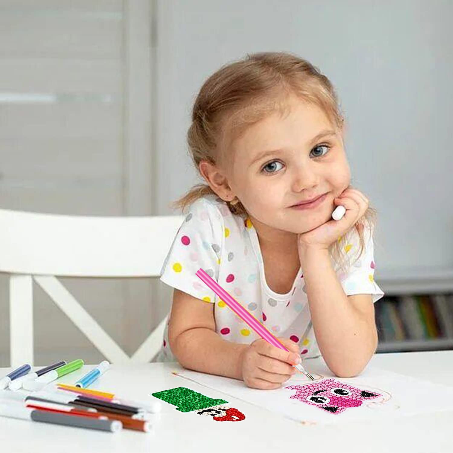 FFWTPY 43 Piezas 5D Kit de Pintura Diamond Painting para Niños Pintura Diamante Animales Stickers Mosaicos Dibujo Diamantes Pegatinas para Adultos Principiantes FFWTPY 43 Piezas 5D Kit de Pintura Diamond Painting para Niños Pintura Diamante Animales Stickers Mosaicos Dibujo Diamantes Pegatinas para Adultos Principiantes