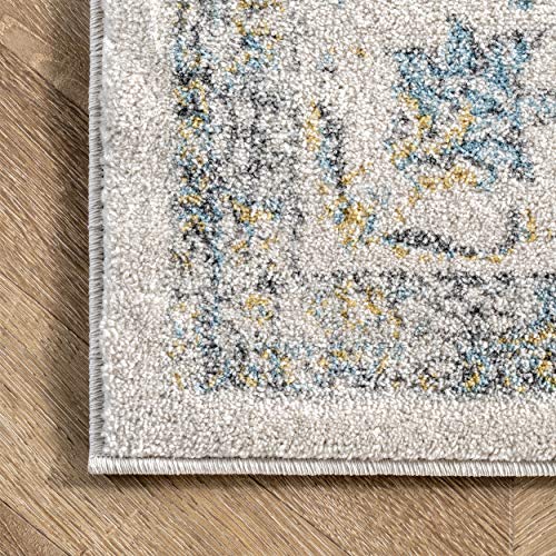 nuLOOM Paisley Verona Vintage Persian Area Rug, 3' x 5', Blue