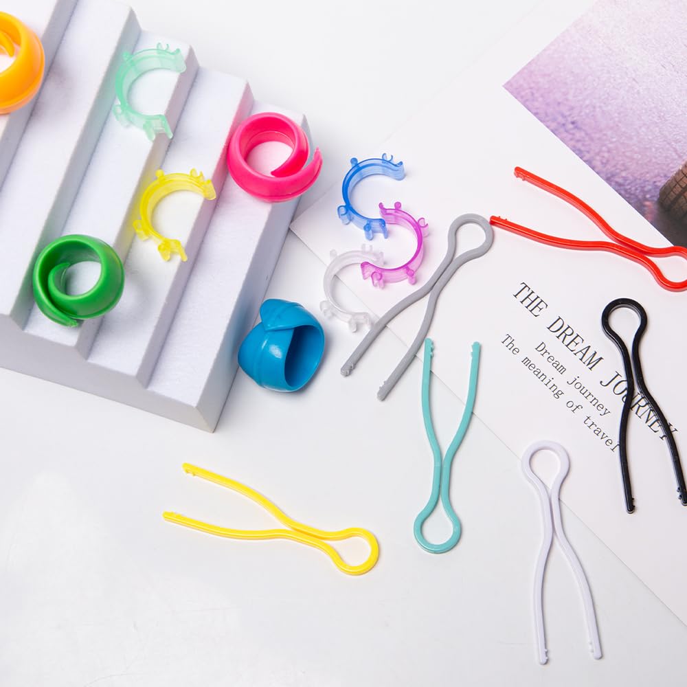 88 Pièces Organisateur Bobines De Fil - Clips Porte-Canette En Plastique Et Silicone Pour Machine à Coudre