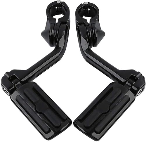 TCMT Estriberas de 1.25 pulgadas para autopista, reposapiés que se ajustan a Harley Touring Road King Street Glide Road Glide Electra Glide Softail