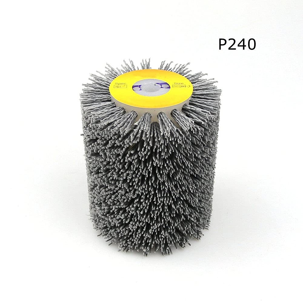1 sztuk 100 * 120 * 13mm ścierne szczotka druciana do 9741 szlifierka kołowa P80-P600 meble drewniane polerowanie metalu szlifowanie, P320