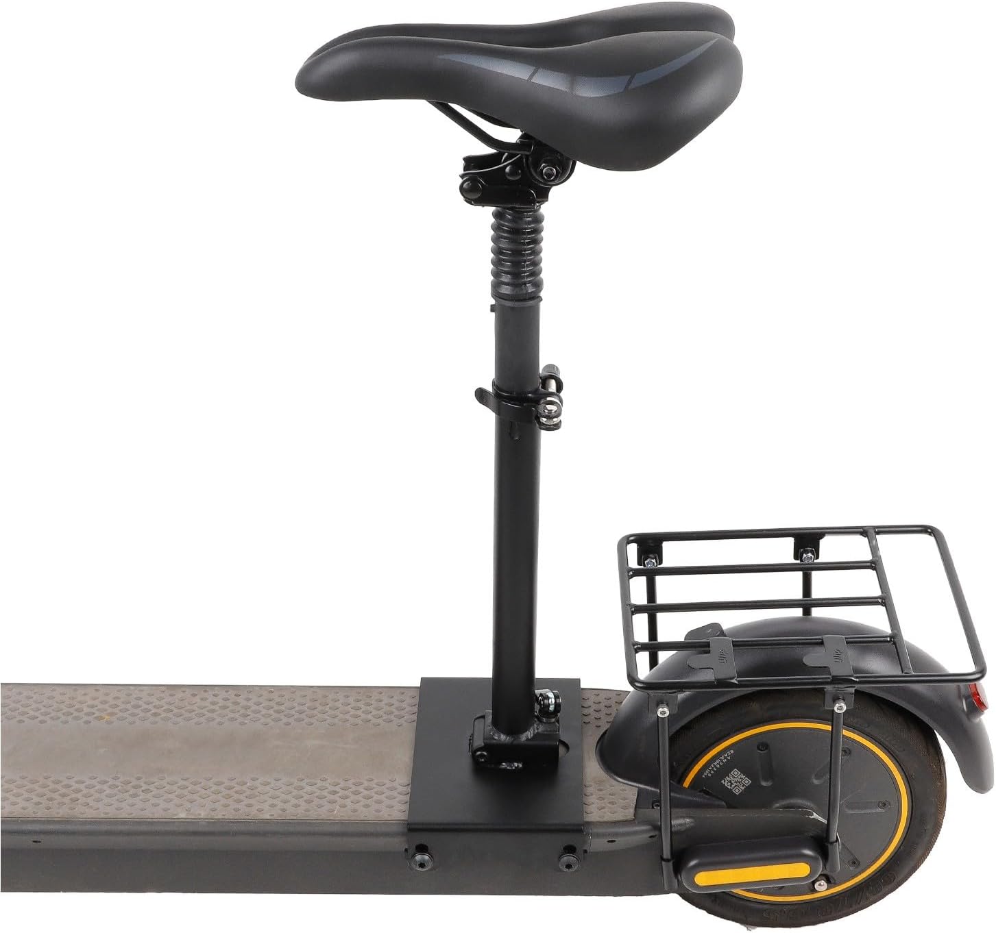 Foldable Electric Scooter Saddle Seat Compatible with Ninebot Max G30 2019-2024, 20-25in Height-Adjustable Shock Absorption Comfortable Foam Padded Cushion, for Adults & Kids(Mid Saddle)