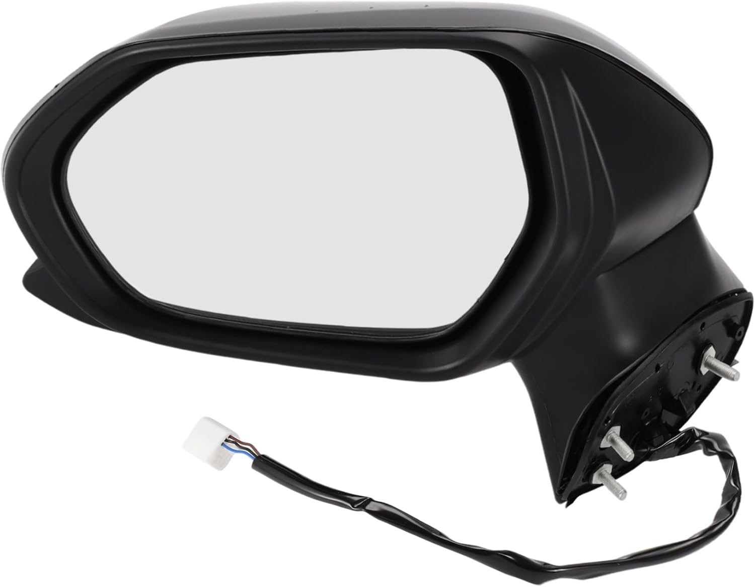 Motoforti 3Pins Left Driver Side Power Door Mirror Replacement Side Mirror Assembly for Toyota Camry 2018-2022 No.8794006800/8794033C20 Gloss Black