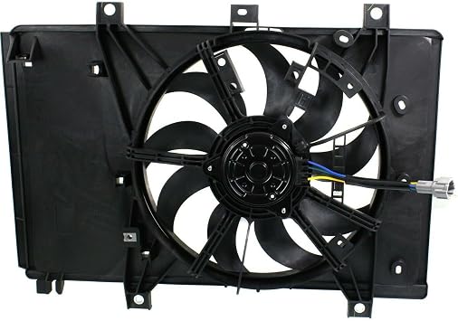 Radiator Cooling Fan Assembly for Scion for iA 2016,for Toyota for Yaris 2016-2020 for Yaris iA 2017-2018 7 Blades-Blade Count 621568 16360WB001