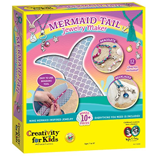 Creativity for Kids Mermaid Tail Jewelry Maker - Create 10+ Jewelry Pieces