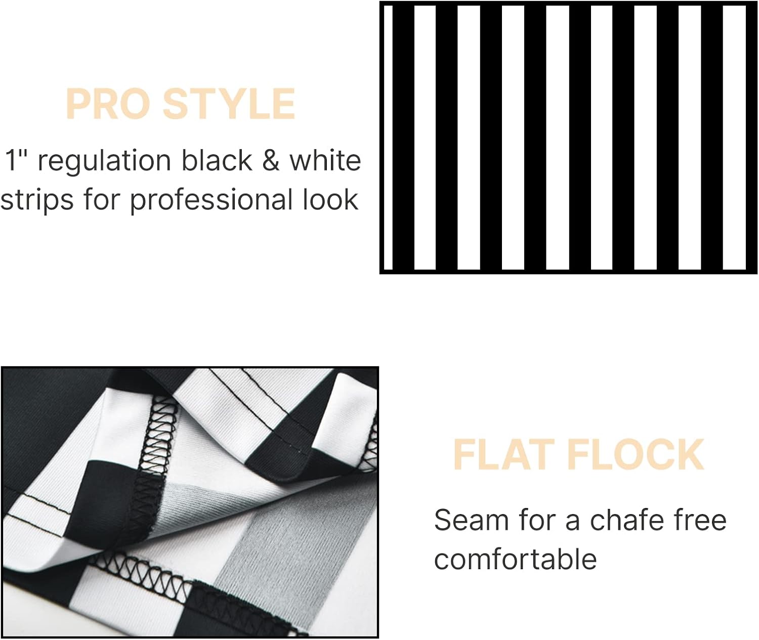 Thapower Children Referee Shirt Costume Kids Youth Black and White Stripe Boy Girls Toddler Ref Jersey - Image 5