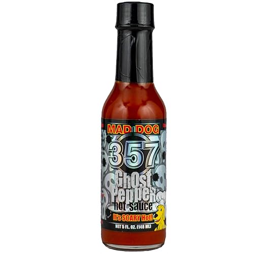 Mad Dog 357 salsa picante de Naga jolokia 5oz