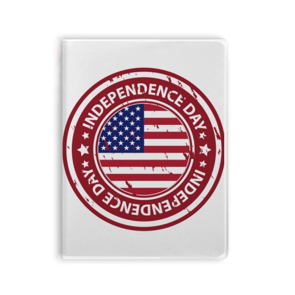 Journal drapeau USA couverture souple carnet ligné écriture créative rouge
