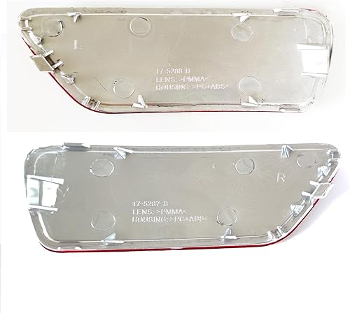 Miniatura 5 de 57010720AC, 57010721AC Reflectores de parachoques trasero izquierdo y derecho compatibles con Jeep Grand Cherokee 2011-2021, Jeep Compass 2011-2017,
