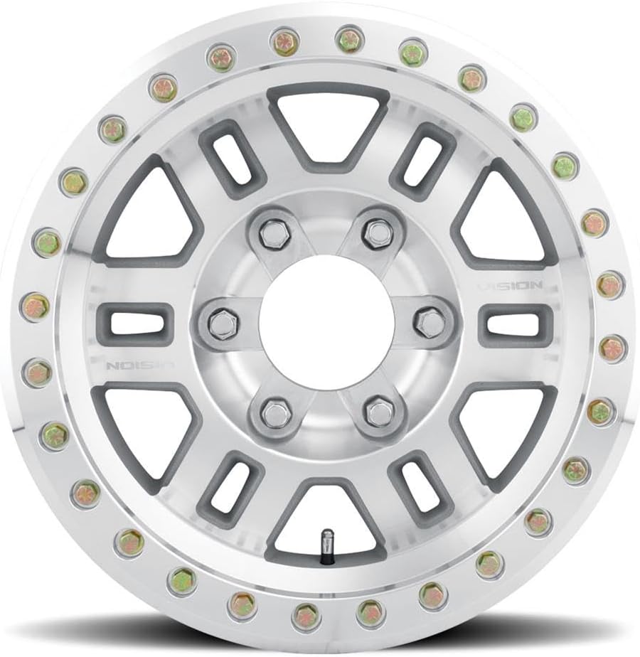 Vision 398 Manx Beadlock 17x9.5 6x5.5" -44mm Unfinished Wheel Rim 17" Inch