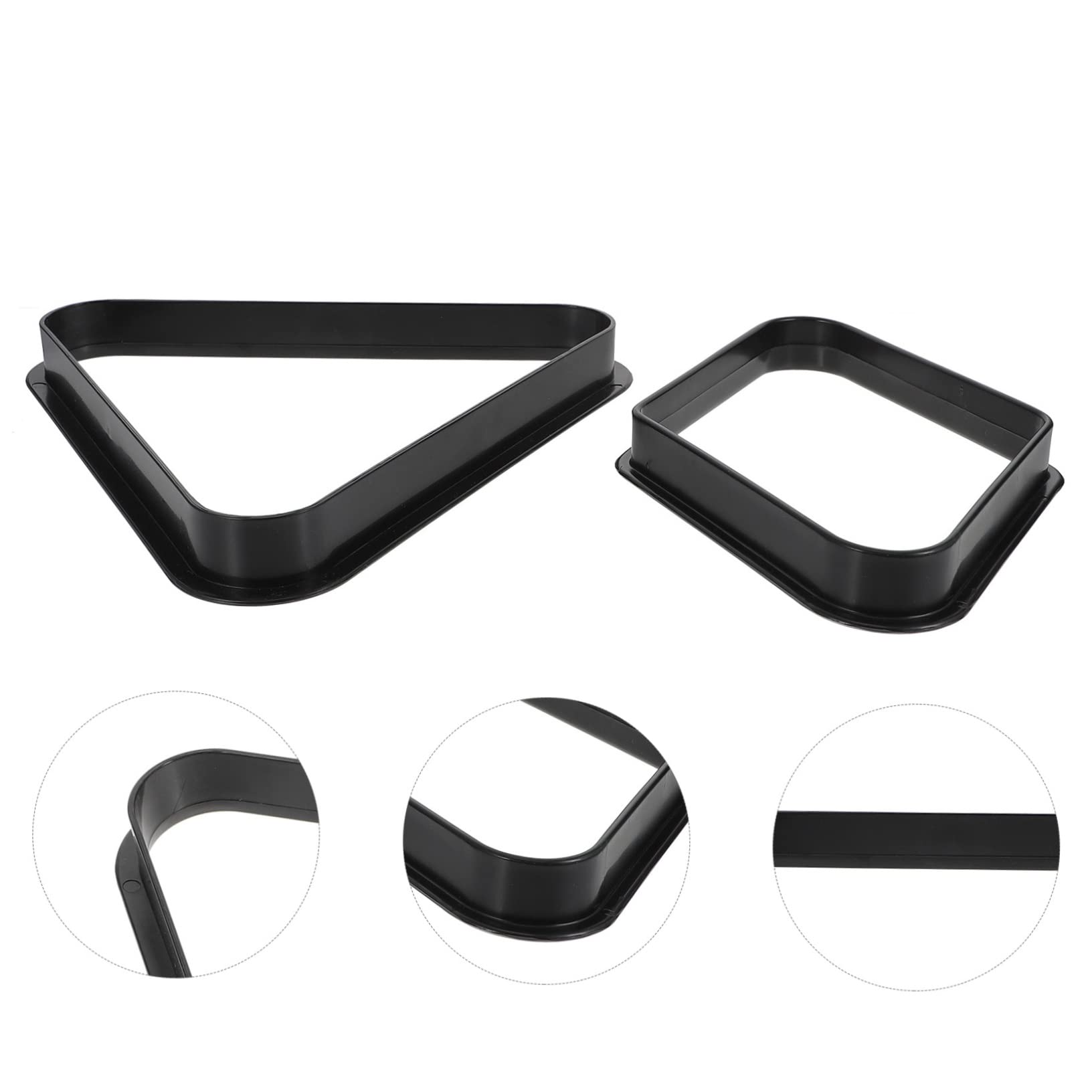 balacoo Pool Table Triangle Ball Rack Set of 2 Billiard Ball Rack for Neat Organizati
