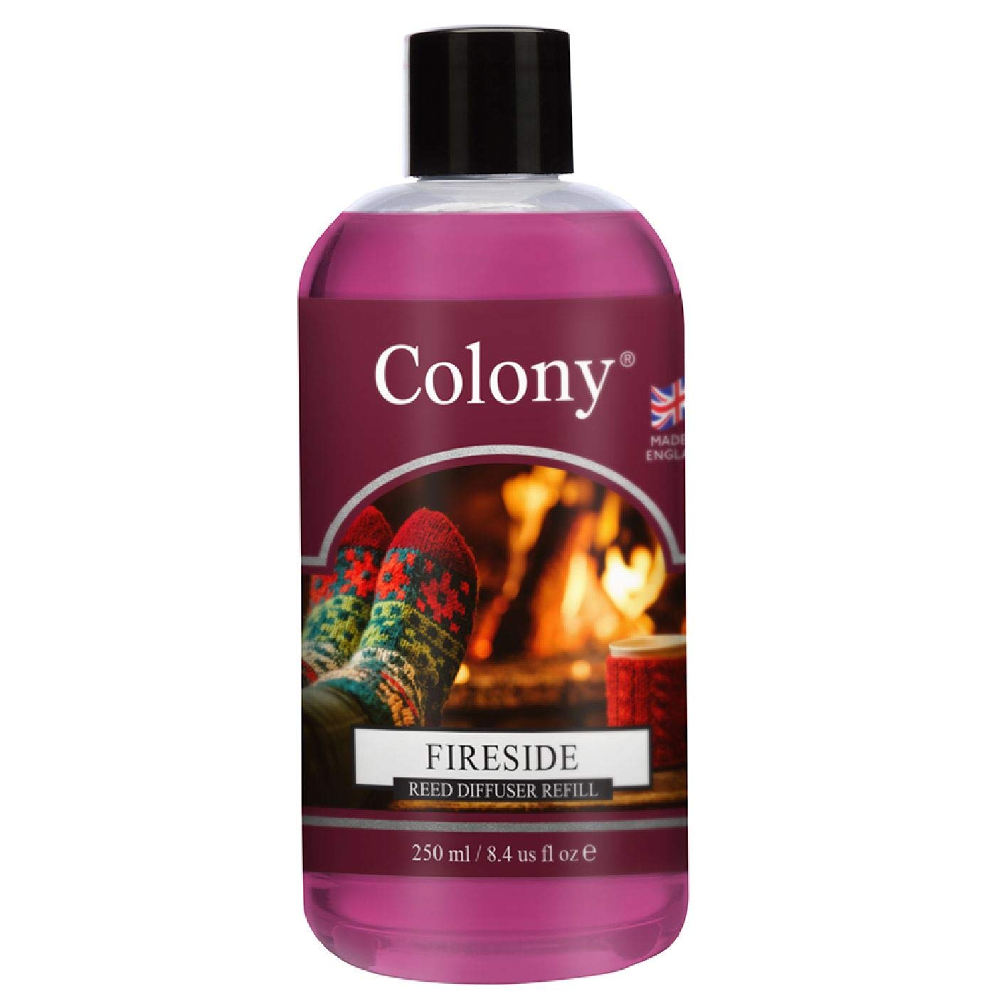 Wax Lyrical Colony Refill Reed Diffuser Freshener 250ml Oil Scented Fragrance (FIRE Side)