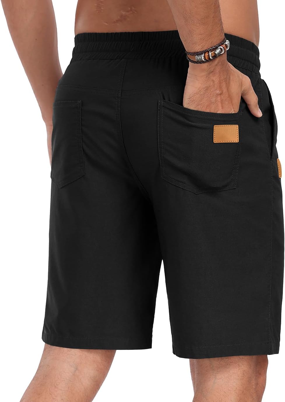 Sailwind Mens Casual Shorts Drawstring Summer Beach Elastic Waist Golf Shorts - Image 6