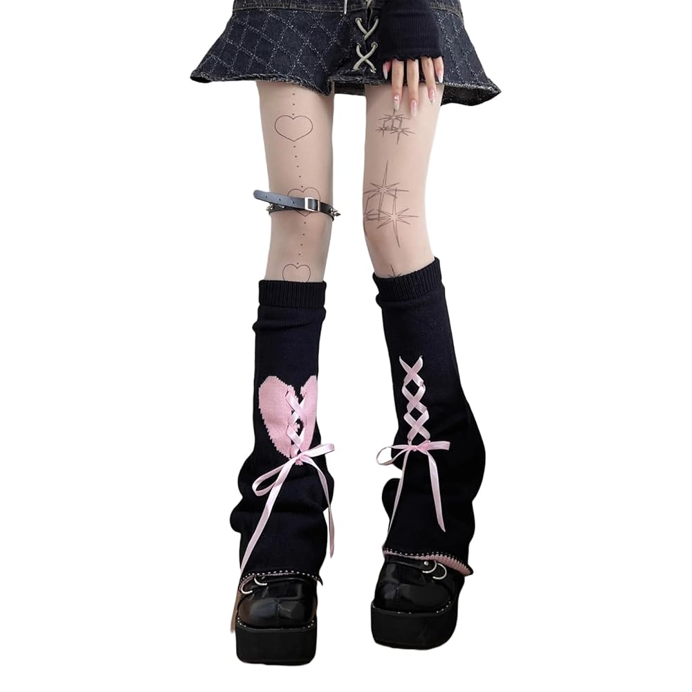 【ANDERSSON BELL】SHISHI KNIT LACE LEG WARMER (BLUE) ESSENTIAL) (WOMEN) SHISHI KNIT LACE LEG WARMER aaa344w(BLUE