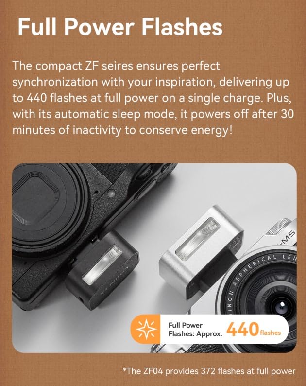Amazon.com : ZENIKO ZF08 Camera Flash - 440 Full Power Flashes