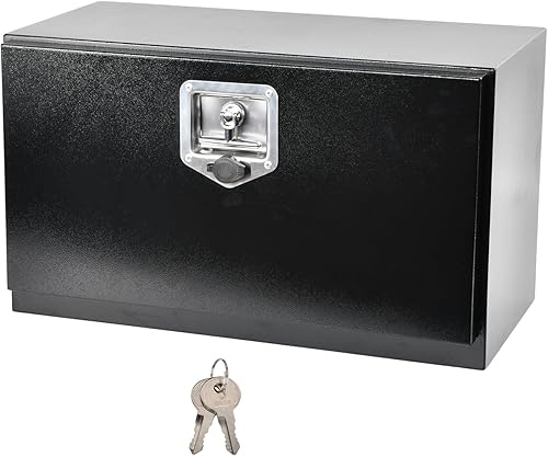 Miniatura 13 de Caja de Herramientas para Camión de Servicio Pesado de Acero de 48'' para Debajo de la Cama del Remolque Coche Exterior con Cerradura y Llave - Caja