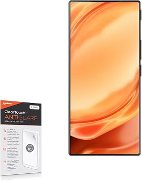 BoxWave Screen Protector Compatible with ZTE Nubia Z50 Ultra - ClearTouch Anti-Glare 2-Pack, Anti-Fingerprint Matte Film Skin
