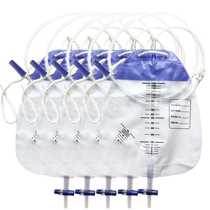 Buy Urinary Drainage Bag Urine Collection Bag with AntiReflux Chamber