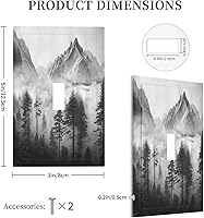 Vista 305 de Vista de ventana, isla tropical, playa, palmeras, cielo soleado, cubierta de interruptor de luz de palanca individual, placa decorativa de pared