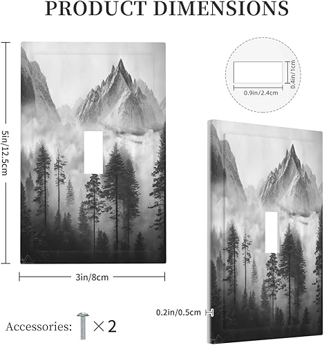 Miniatura 305 de Vista de ventana, isla tropical, playa, palmeras, cielo soleado, cubierta de interruptor de luz de palanca individual, placa decorativa de pared