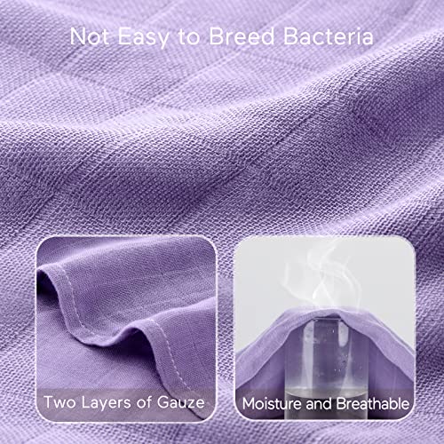 Momcozy Muslin Swaddle Blankets, Soft Silky Baby Swaddle Blankets For Baby Boys & Girls, Breathable And Skin-Friendly Baby Swaddle, 4-Pack Baby Blankets Unisex, 47 X 47 Inches #TOP6